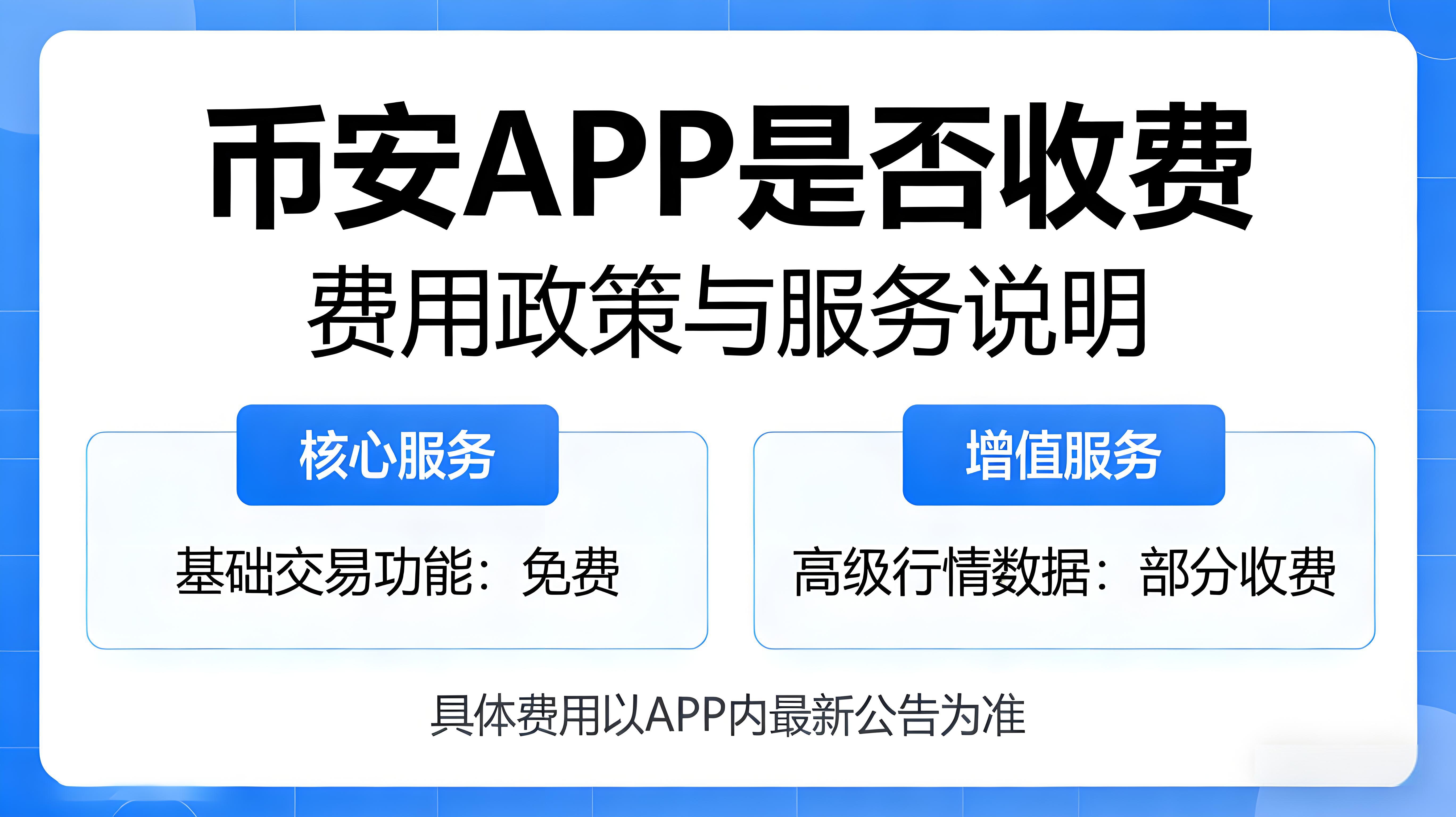關於使用幣安APP要收費是否屬實？